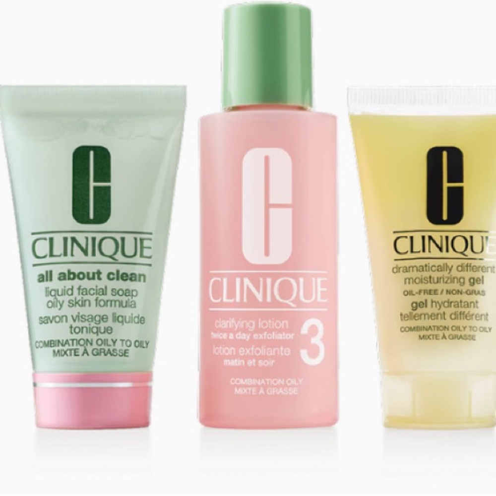 Clinique Skincare Set 3 steps to clean